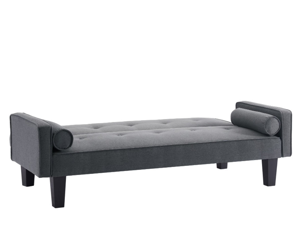 Mid-Century Inspired Love Seat Sofa, With Pillows