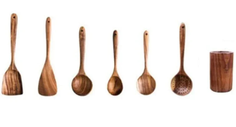 Wooden Kitchen Utensil Sets