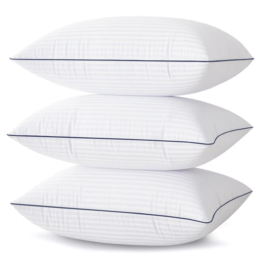 LuxeDreams King Size Soft Hotel Pillows - 3 Pack