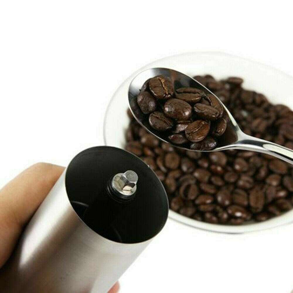 Hand Crank Conical Burr Grinder Coffee Beans Mill Muller Stainless Steel