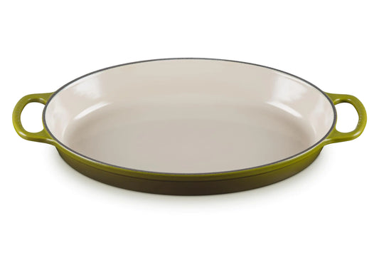 Le Creuset Enameled Cast Iron Signature Oval Baker 3 qt. Olive