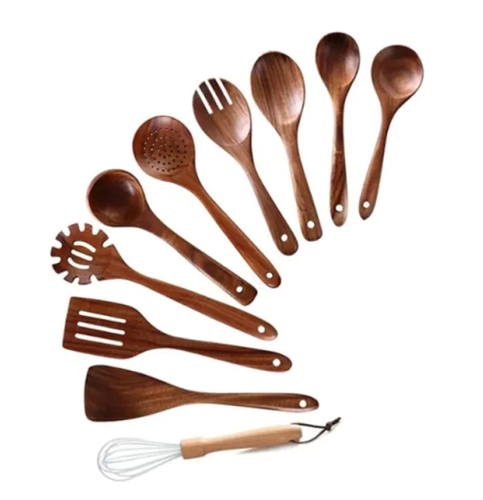 Wooden Kitchen Utensil Sets