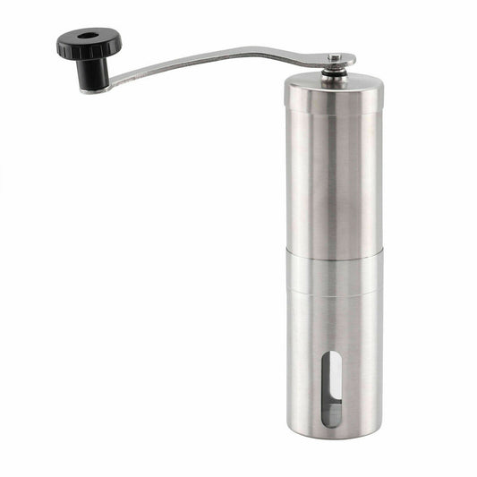 Hand Crank Conical Burr Grinder Coffee Beans Mill Muller Stainless Steel