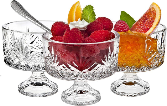 Godinger Glass Dublin Tasters Trifle, Clear, 16 Pc Set