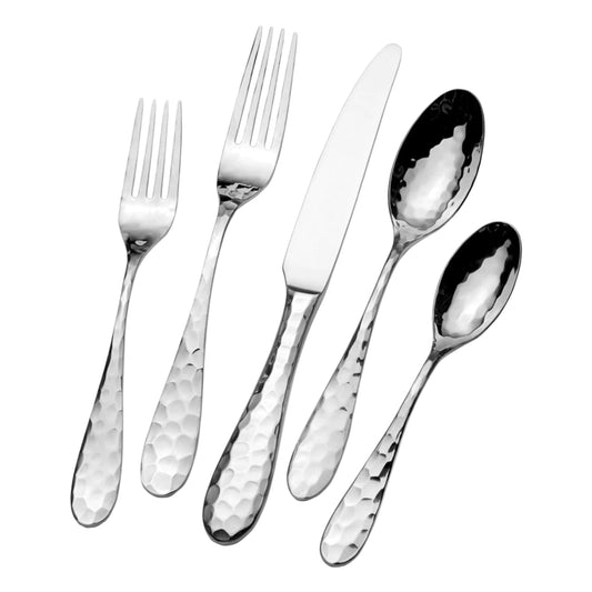 Mikasa Lilah Flatware, 45-Piece Set, Service for 8, 8/10 Stainless Steel