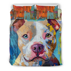 Pretty Pittie Bedding Set, Duvet & Pillow Cases