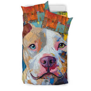 Pretty Pittie Bedding Set, Duvet & Pillow Cases