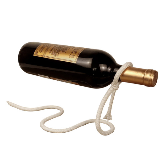 Suspended Rope Wine Bottle
